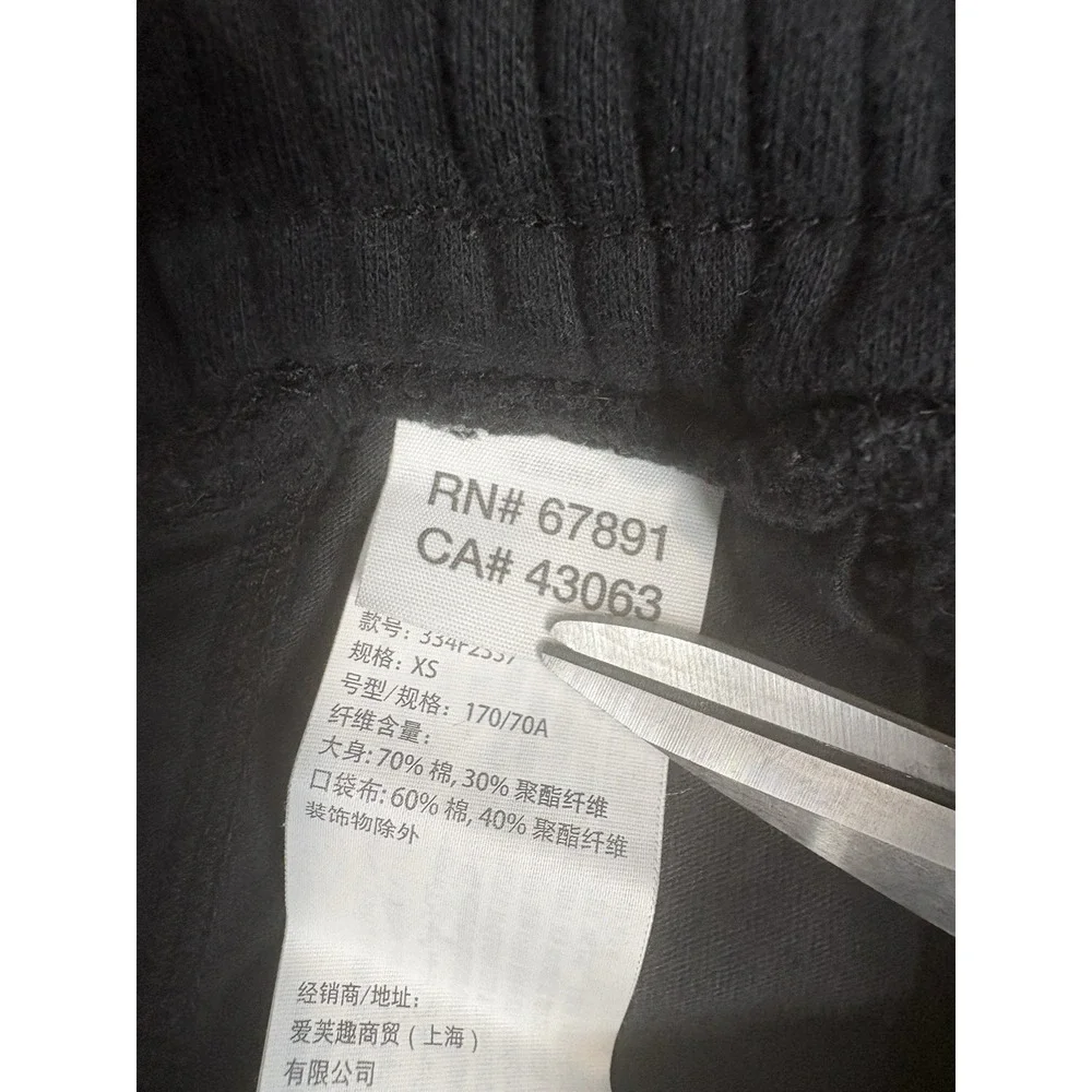Hollister McLaren Formula 1 Team Sweatpants Mens XS Black F1 Racing Joggers
